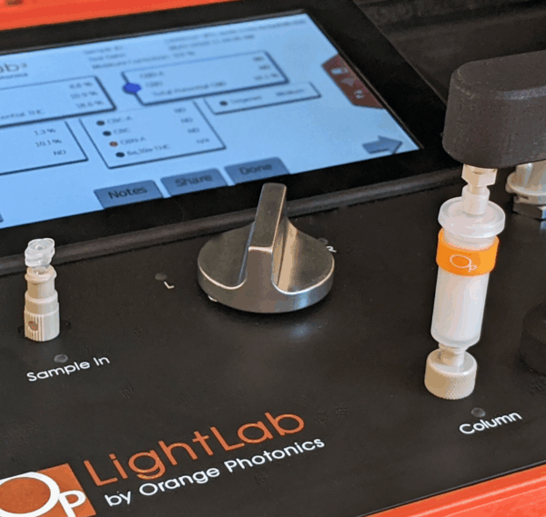 Closeup Orange Photonics